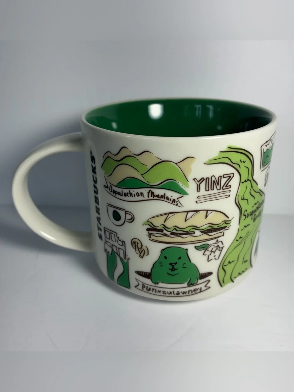 Starbucks Been There Series 14oz Mug - Pennsylvania Keystone Cup Coffee Tea